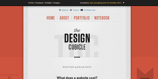 The Design Cubicle Blog Design