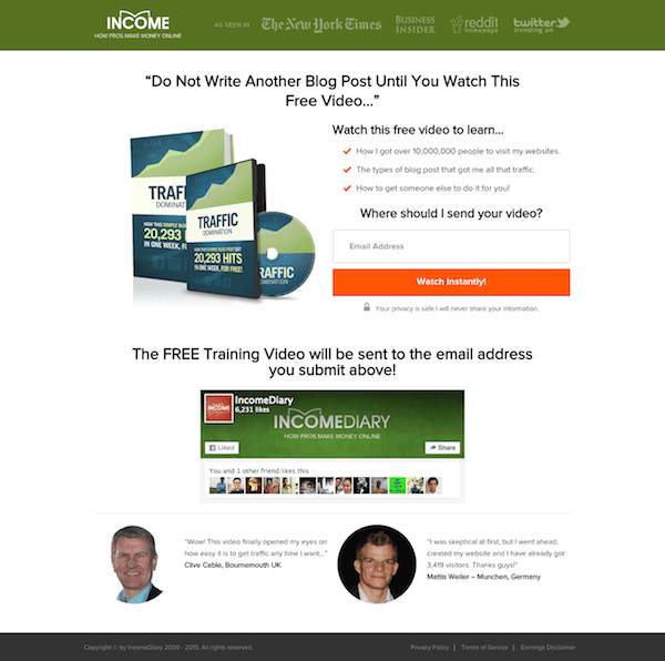 Get Email Subscribers From Squeeze Pages
